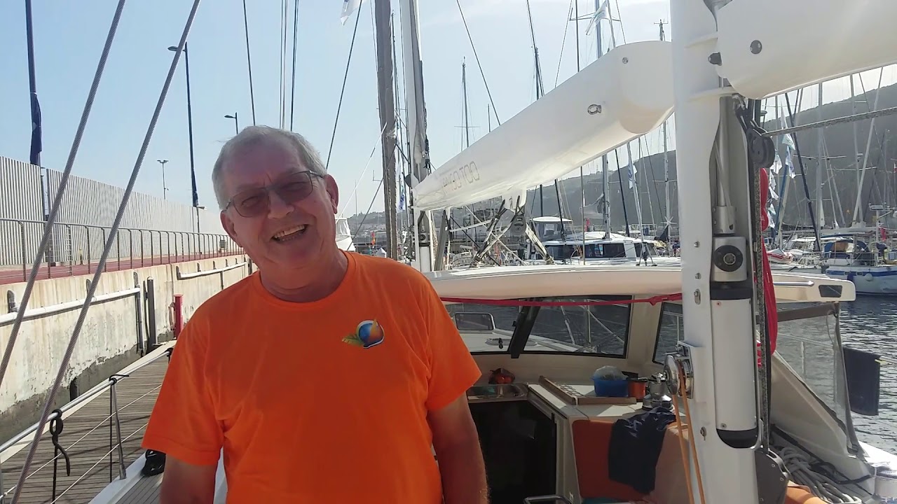 Rallye des îles du Soleil: Christian propriétaire d'un Amel 64