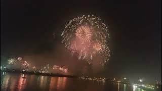 Happy new year 2023 kembang api menyambut tahun baru di PAI kota Tegal