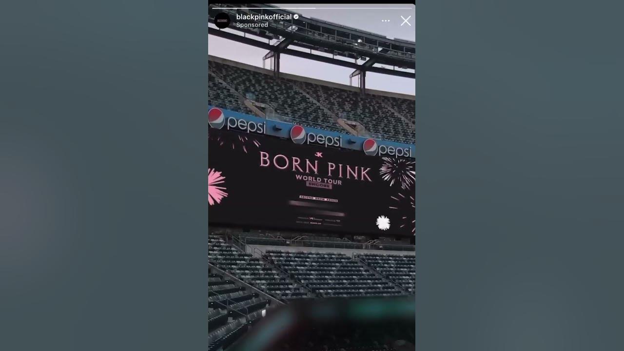 Born pink world tour encore august 11,2023 in metlife stadium YouTube