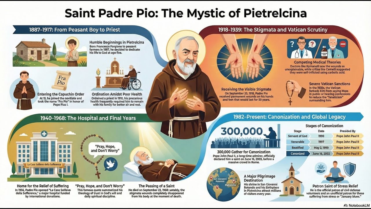 கிறிஸ்துவின் ஐந்து காயங்களைத் தாங்கிய புனிதர் – பாத்ரே பியோ | Saint of Five Wounds - St. Padre Pio