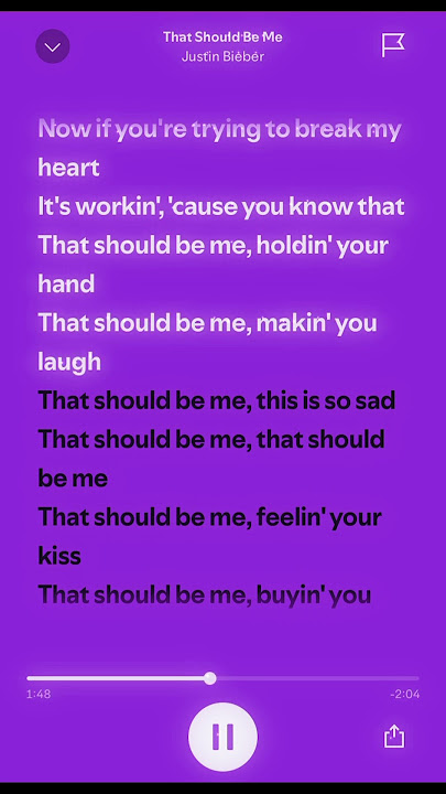 That Should Be Me Sped Up • Justin Bieber