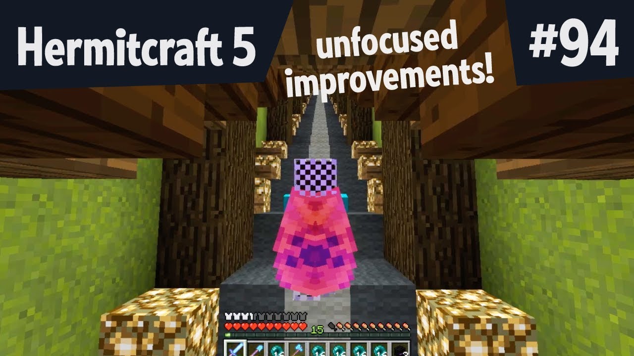 infernal dragon Unfocused improvements! — Hermitcraft 5 ep 94
