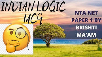 Quick Revision of Indian Logic through MCQ: NTA NET PAPER 1