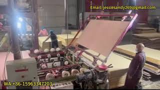 180° automatic turnover machine for plywood glue spreader line WA:+86-15963347203