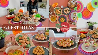 Impress your guests with these arrangements | 2 minute No Cook recipes | Colorful table Home Gupshup