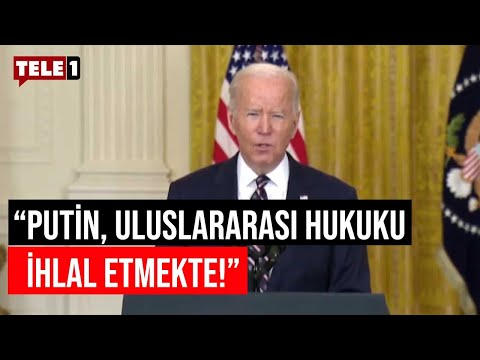 ABD Başkanı Biden, Rusya'ya yönelik yaptırım paketini açıkladı