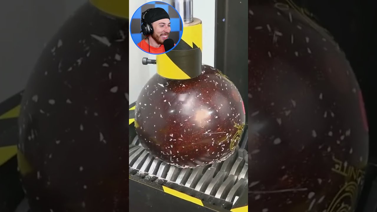 Can You SHRED A BOWLING BALL? #Shorts