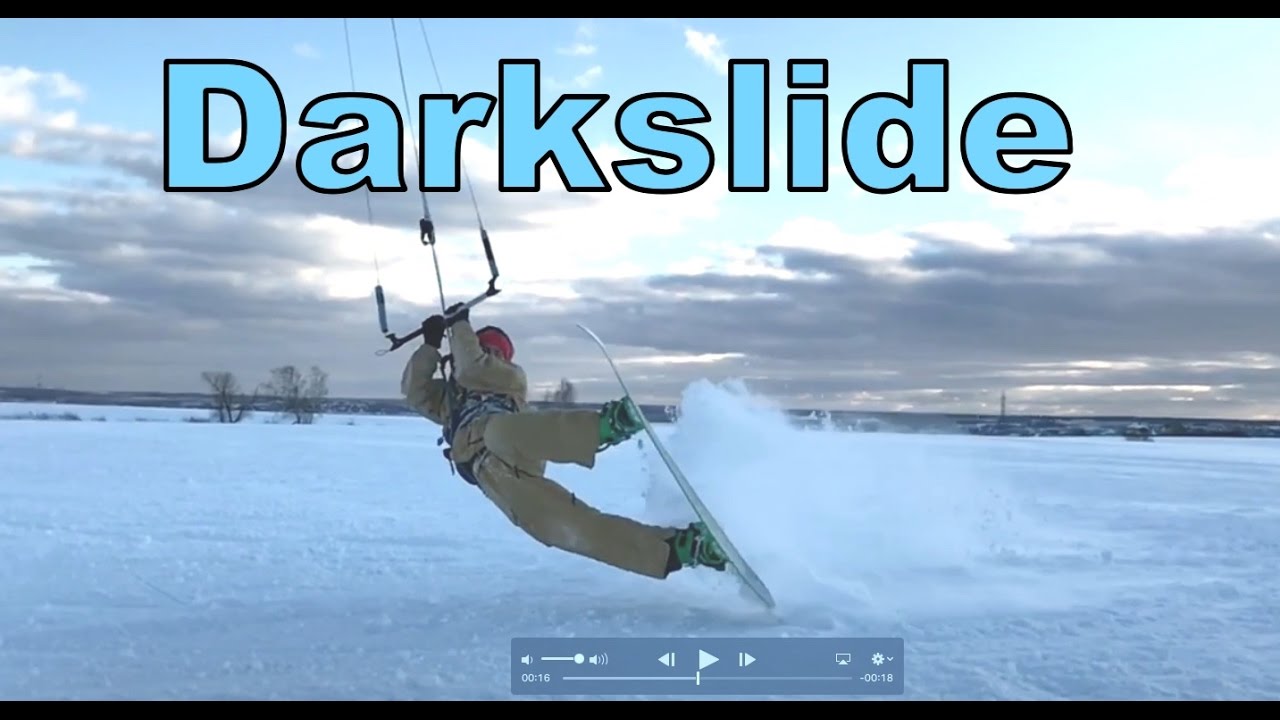 KITEWORLD TV: Трюки в сноукайтинге: Darkslide