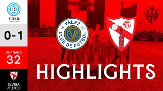 0-1: el Sevilla Atlético cumple en Vélez-Málaga y acaricia el ascenso