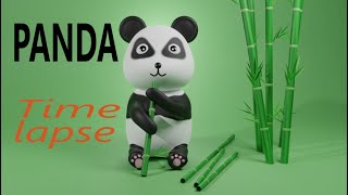 PANDA-Blender 3D timelapse