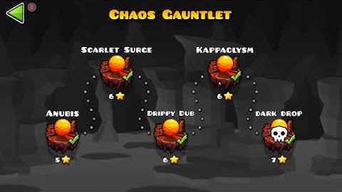geometry dash chaos gauntlet (anubis) 100%