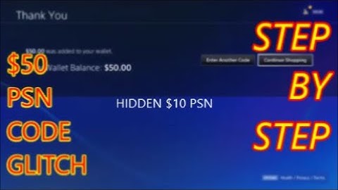 FREE $50 PSN With A HIDDEN $10 PSN CODE