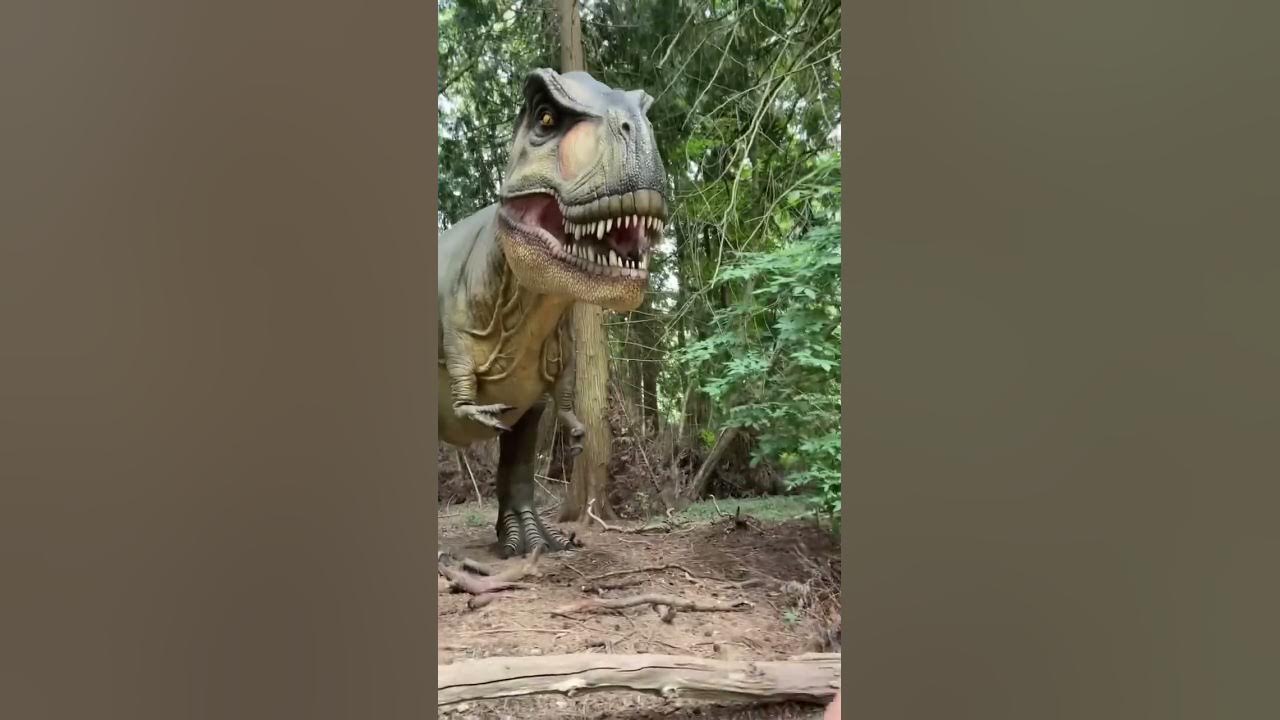 Would you be scared 🙀 #shorts Freaky Jurassic Park