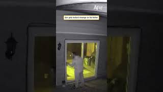 Son gets instant revenge on his father