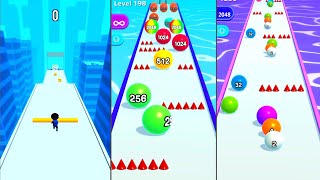 NUMBERBLOCKS (23 to 33) Ball Run 2048 vs Jelly Shooter vs Hungry Balls Physics Puzzle Challenge! screenshot 3