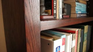 Making Red Oak Bookshelves