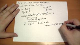 5.4.1 The Vector Potential