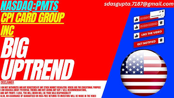 BIG UPTREND : PMTS STOCK ANALYSIS | CPI CARD GROUP STOCK