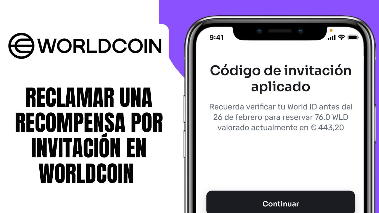 Cómo RECLAMAR Una Recompensa Por Invitación En WORLDCOIN