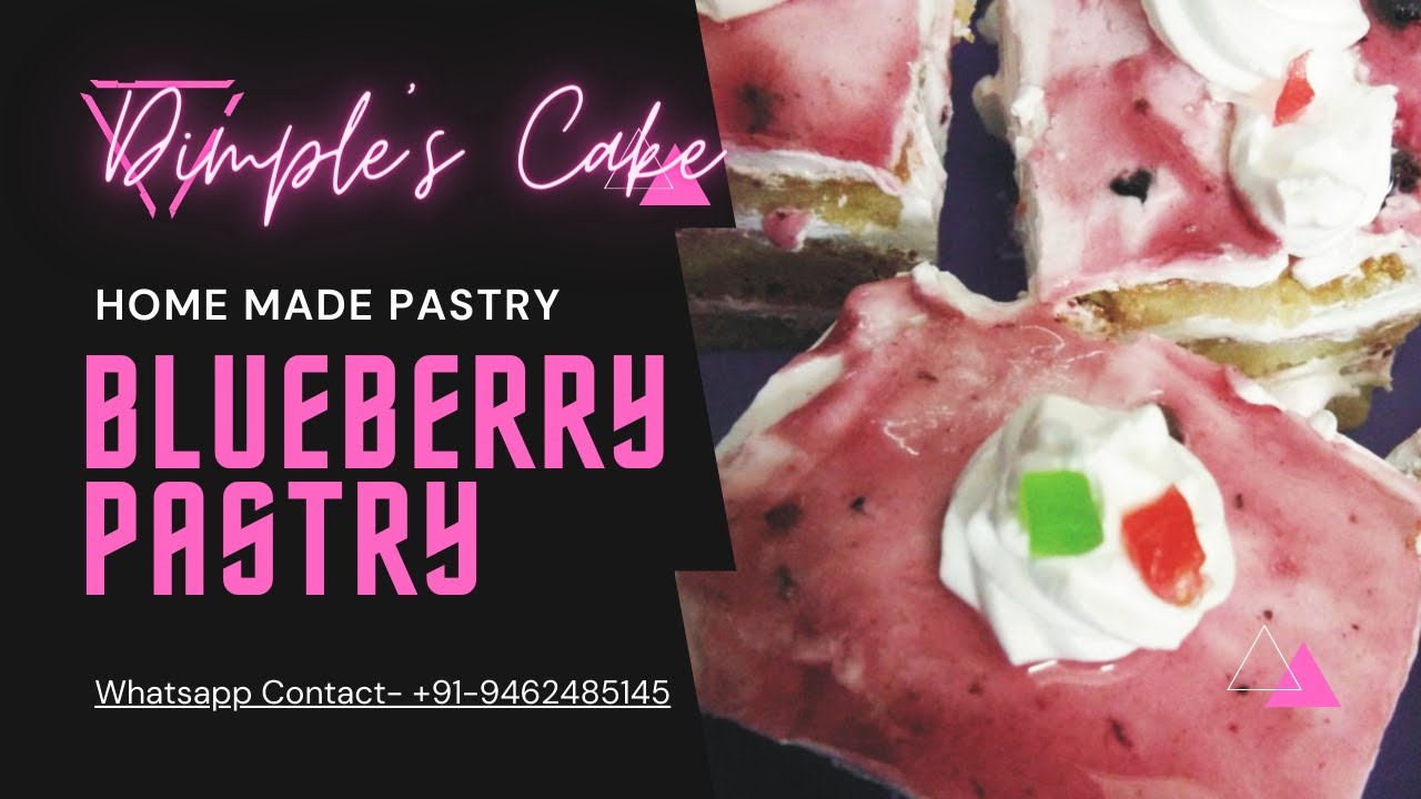 Dimple's Cake Blueberry Pastry - YouTube