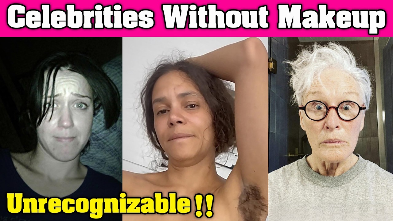 😳 These Celebrities Without Makeup Look Completely Unrecognizable!