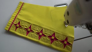Wow beautiful sleeves design with easy method | selai tutorial