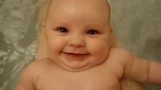 FULL of laughter at bathtime!