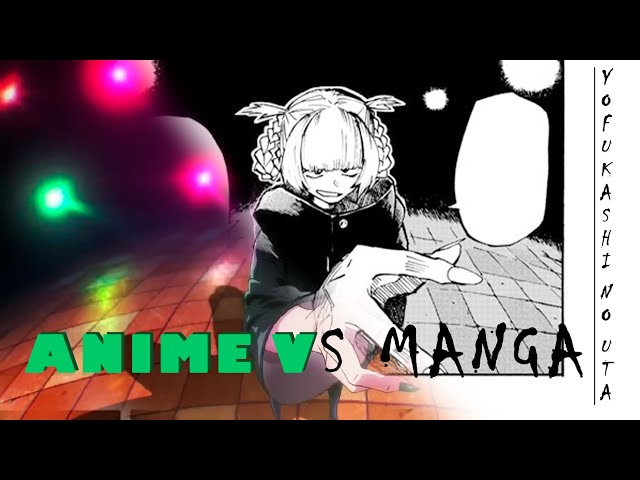 Anime vs Manga - Yofukashi no Uta 
