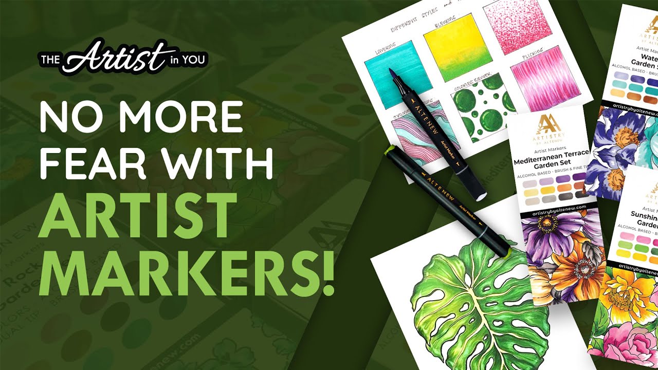 Easy Alcohol Marker Tutorial - Learn Beginner Techniques in this Fun  Step-by-Step Lesson — Art is Fun