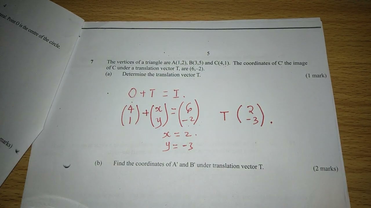 TRANSLATION VECTORS.
