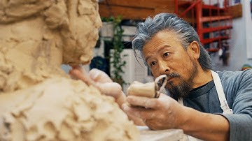 In the studio with artist Wanxin Zhang