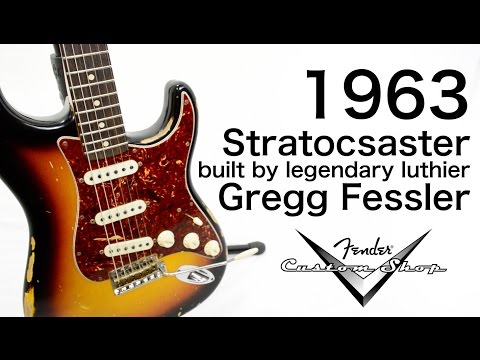 Fender Custom Shop 1963 Strat Heavy Relic Faded 3 Tone Sunburst Master Built by Greg Fessler #R83508