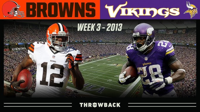 Vikings vs. Browns  NFL Week 8 Game Highlights 