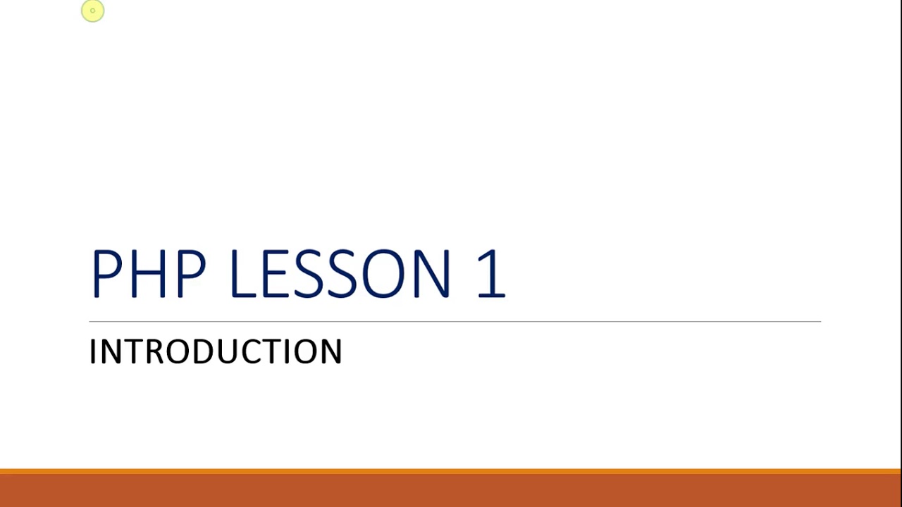 Php Basic Lesson 1 | Urdu Hindi - YouTube