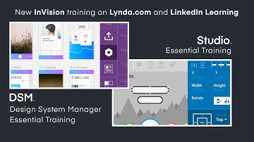 InVision: Studio and DSM - Design System Manager Essential Training is now available!