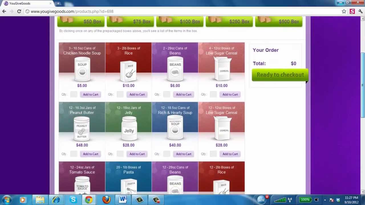 Running a Food Drive Is Easy! - YouGiveGoods.com