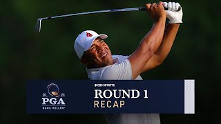 2025 PGA Championship: Jhonattan Vegas (-7) sits atop leaderboard as stars STRUGGLE | Round 1 Recap