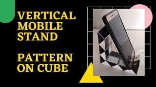 How to make Vertical Mobile Stand Pattern on Snake Cube | 24 Pieces Snake Cube