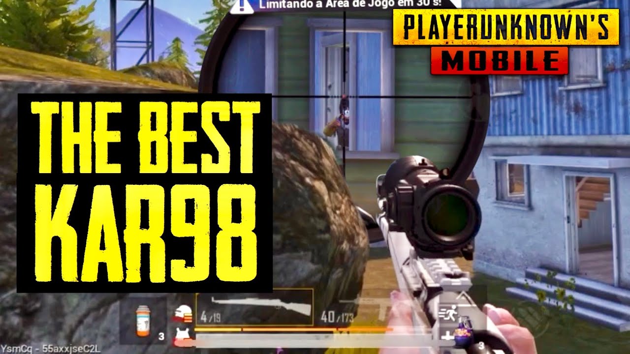 THE BEST KAR98 INSANE GAMEPLAY PUBG MOBILE