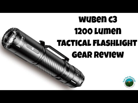 c3 rechargeable flashlight WUBEN 1200 Lumen Compact EDC Tactical Pocket Waterproof and Anti Wuben C3 Rechargeable LED Flashlight
