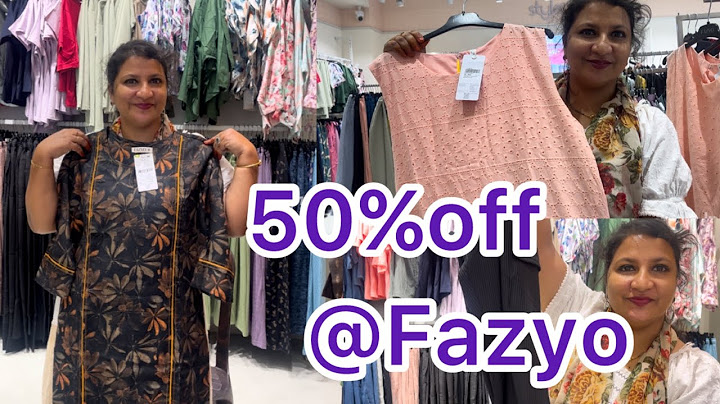 Fazyo by Kalyansilks  വേഗമാകട്ടെ end of season sale flat 50% off on selected styles
