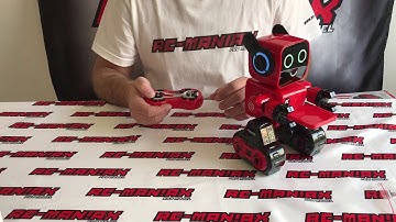 Unboxing Cady Wile K3 RC Robot 2.4 GHz, finanční gramotnost, hlasové ovládání, RTR, červená