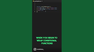 Refactor Code Using Guarding Pattern #programming #coding #refactoring #cleancode
