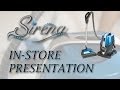 Sirena water vacuum cleaner instore presentation  vdta 2014