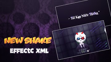New Attitude Lyrics Vedio Xml || New Text And Shake Effect || Alight Motion | Emon Editz
