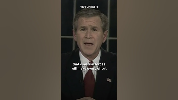 The Iraq War: 20 years after the George W Bush speech