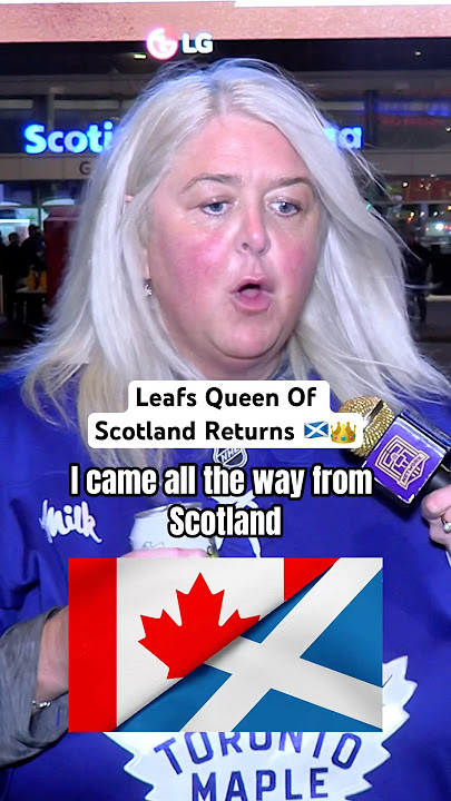 Our Scottish 👑 has returned with another addressing of Leafs Nation. #leafs #Toronto #nhl #scotland