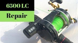 Abu Garcia Ambassadeur 6500 LC (line counter): Broken Line Counter Repair/Replacement.