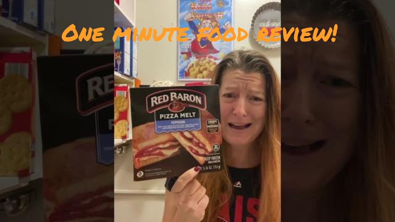 1 minute review: Red Baron Pizza Sandwich