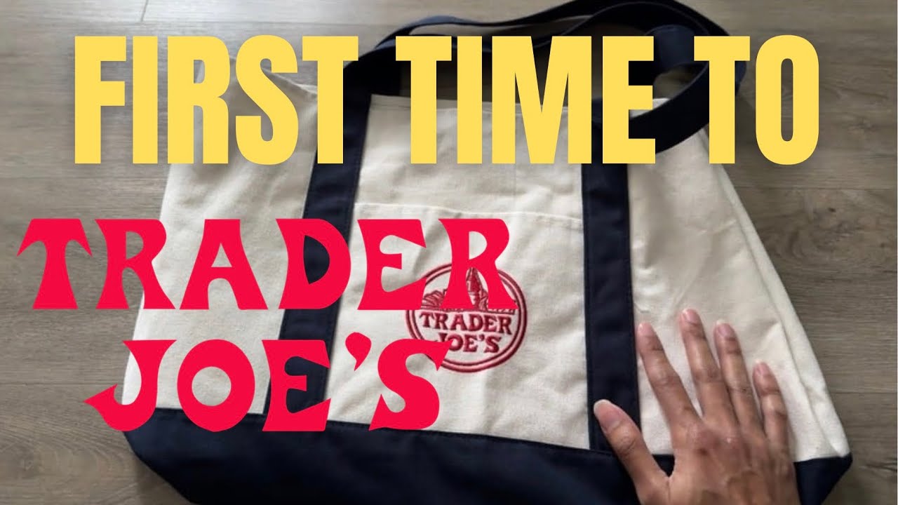 BUYING TRADER JOE’s TOTE BAG | FIRST TIME VISITING TRADER JOE’s | MY NEW FAV GROCERY STORE